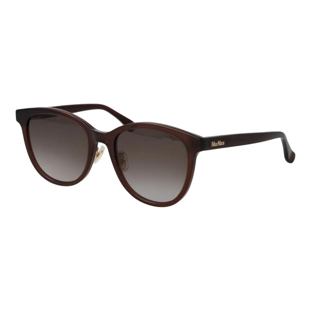 Lunettes de soleil Max Mara en acétate marron