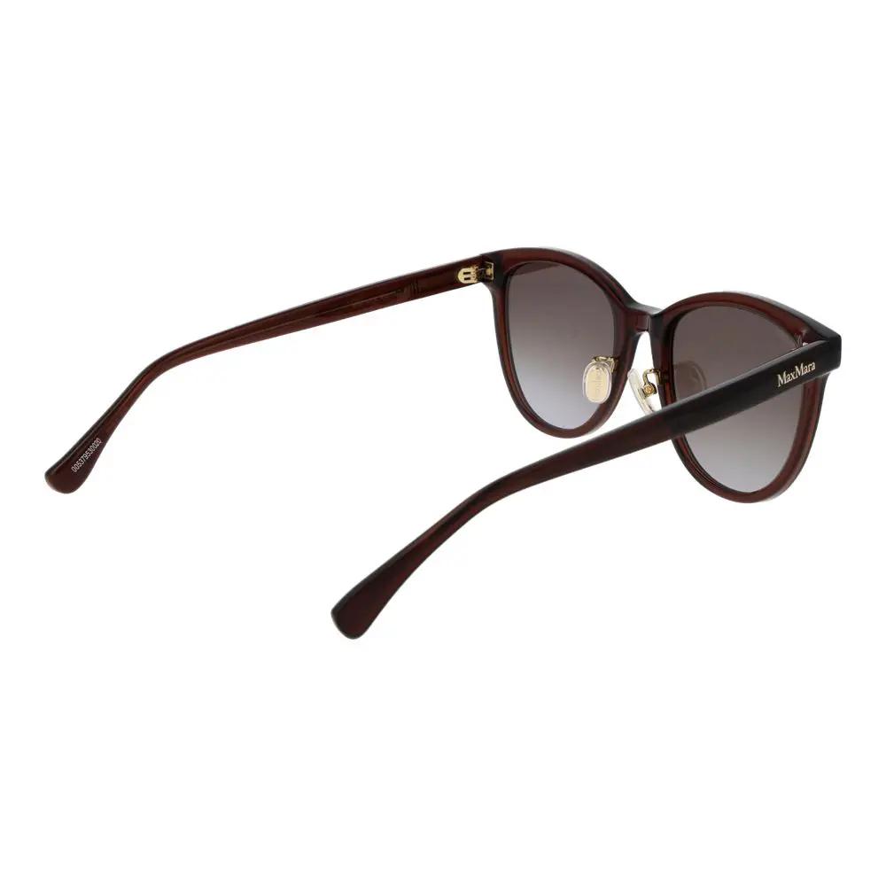 Lunettes de soleil Max Mara en acétate marron