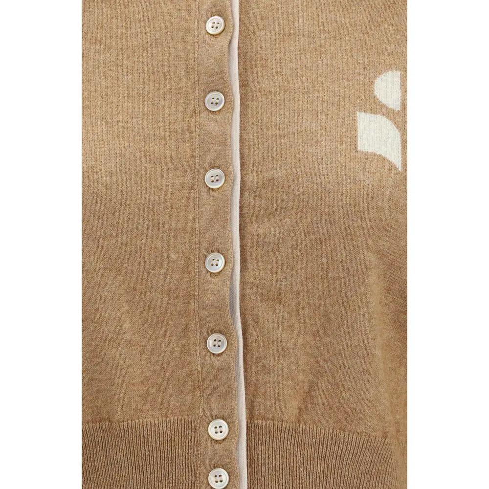 Marant Etoile Beige Cotton Cardigan