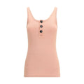 Chloé Multicolor Cotton Sleeveles T-Shirt