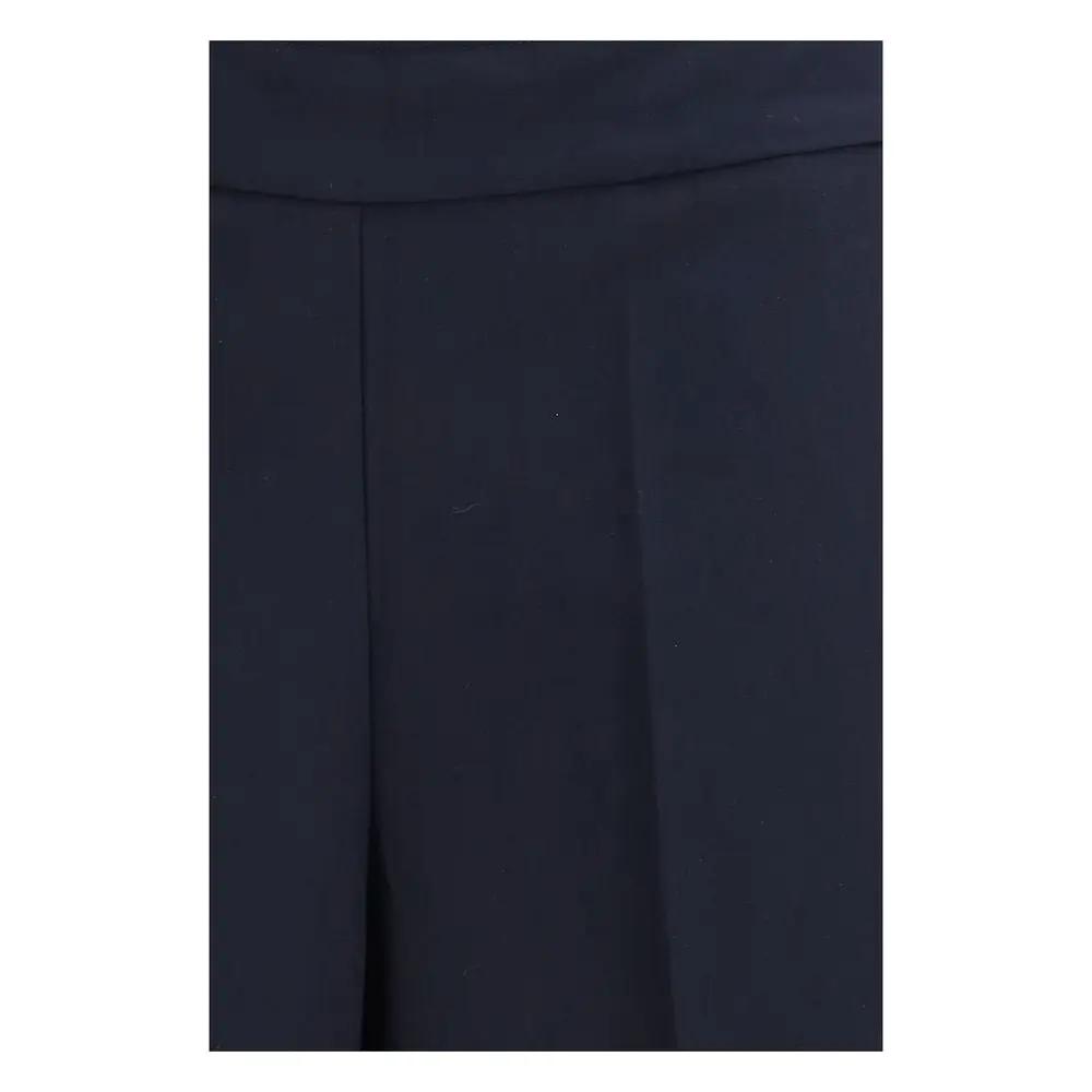 Avenue Montaigne Blue Polyester Casual Pants