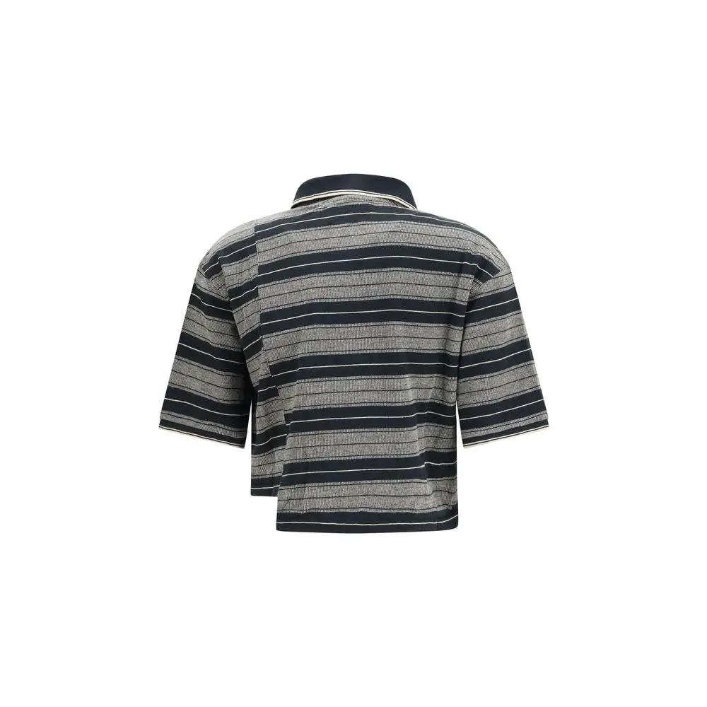 Marant Étoile Polo en coton noir
