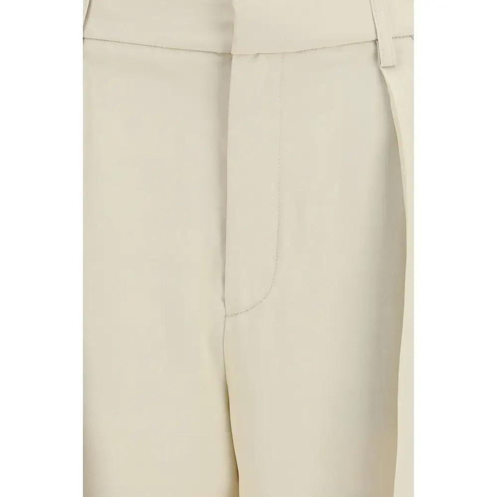Jacob Cohen Beige Viscose Casual Pants