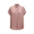 Chemise Brunello Cucinelli en soie multicolore à manches courtes