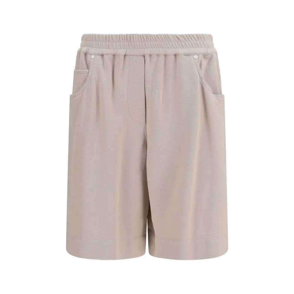 Shorts Brunello Cucinelli en coton beige