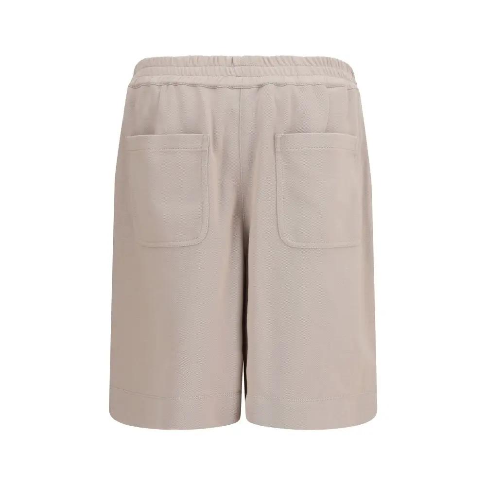 Shorts Brunello Cucinelli en coton beige