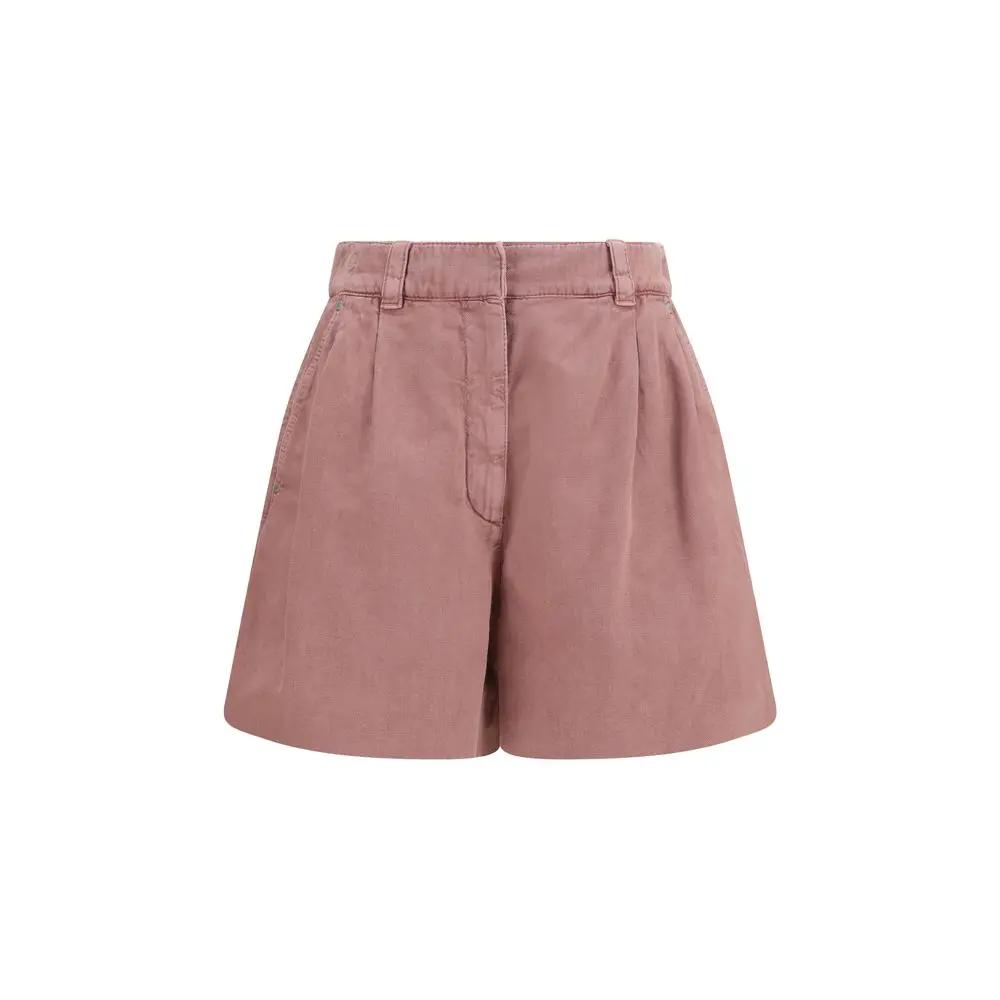 Shorts Bermudas Brunello Cucinelli en Coton Multicolore