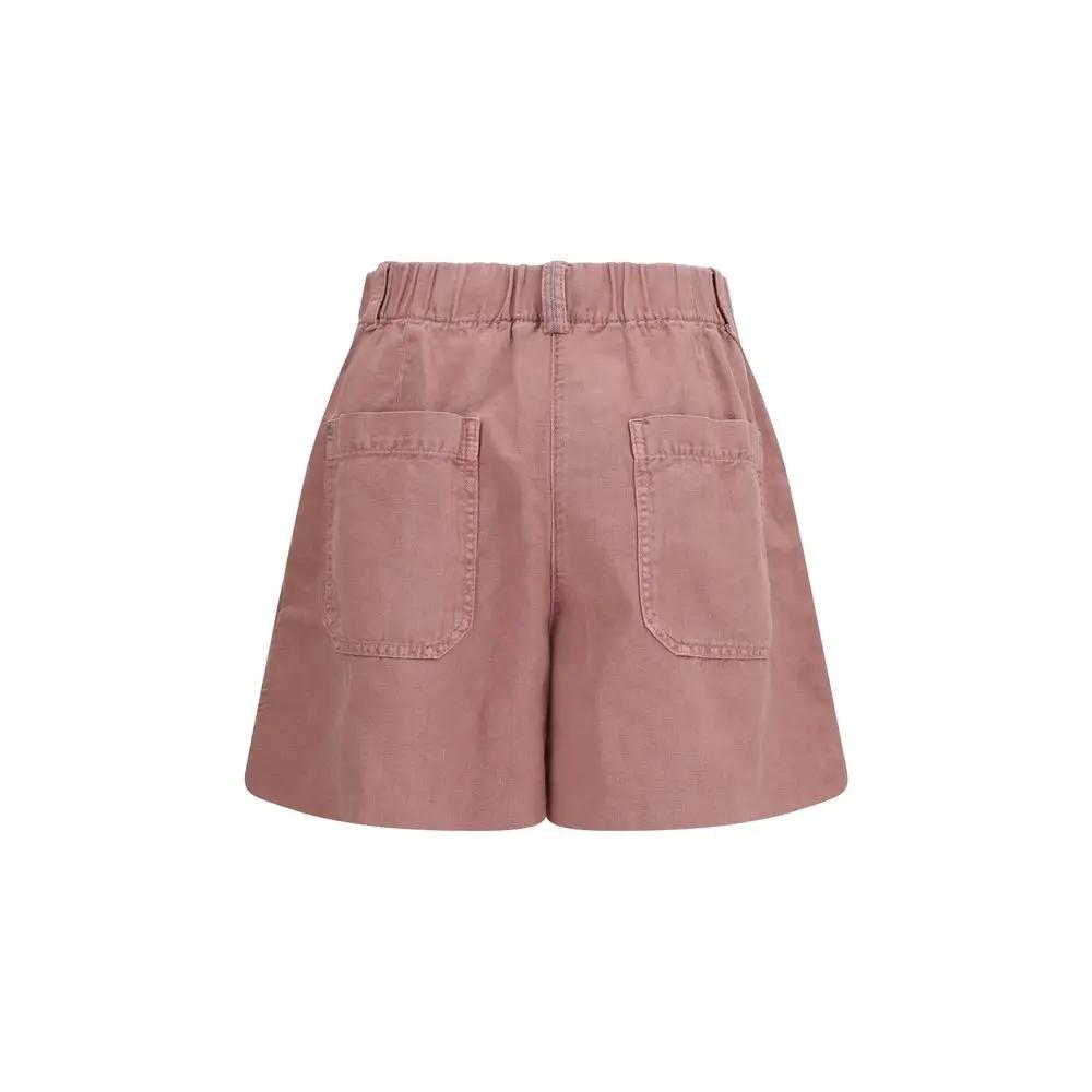Shorts Bermudas Brunello Cucinelli en Coton Multicolore