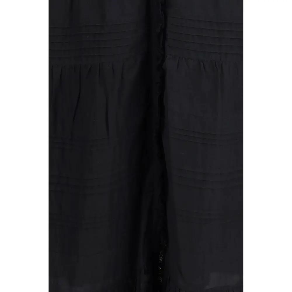 Robe décontractée en coton noir Marant Étoile