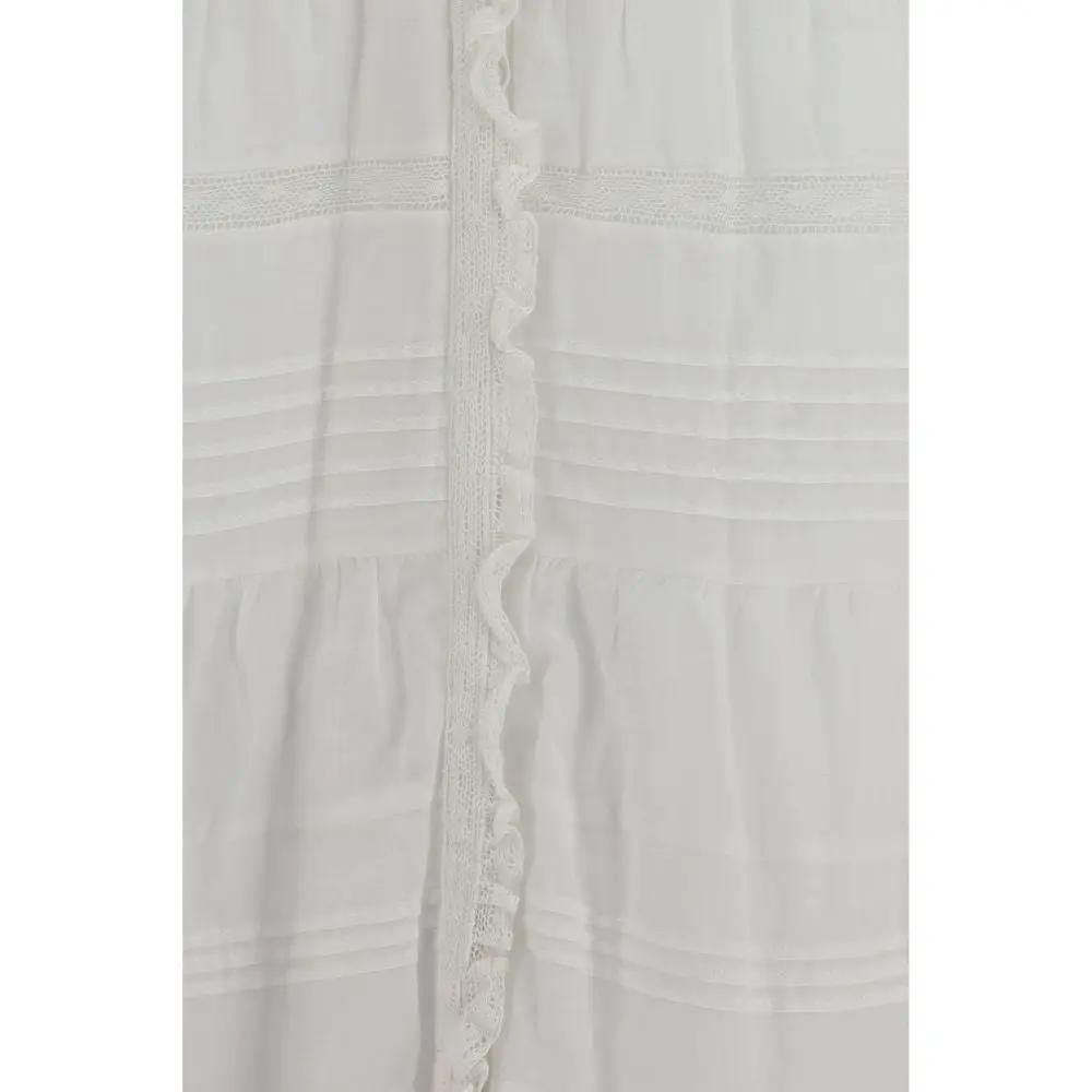 Marant Etoile White Cotton Casual Dress