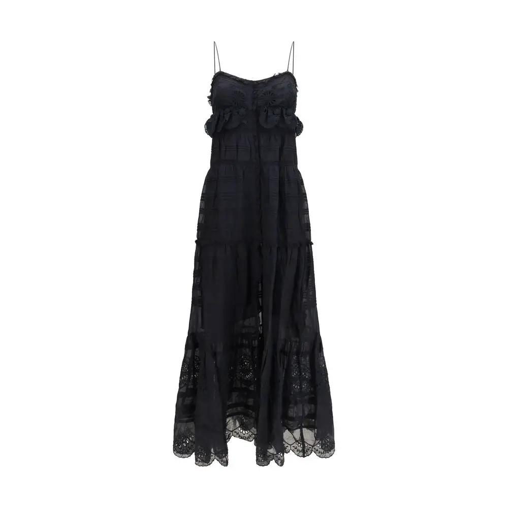 Marant Etoile Black Cotton Casual Dress