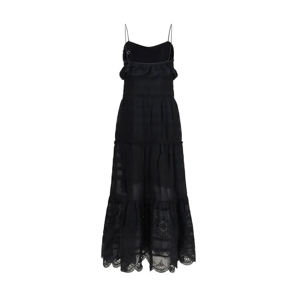 Marant Etoile Black Cotton Casual Dress