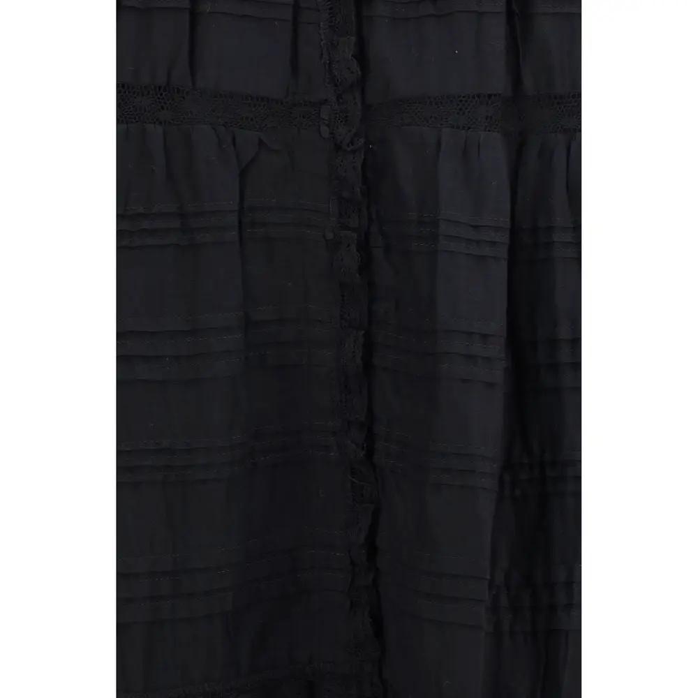 Marant Etoile Black Cotton Casual Dress