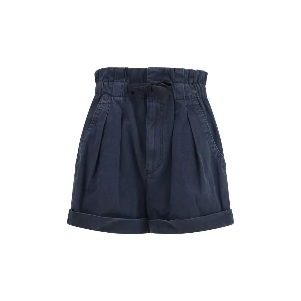 Short en coton bleu Marant Etoile