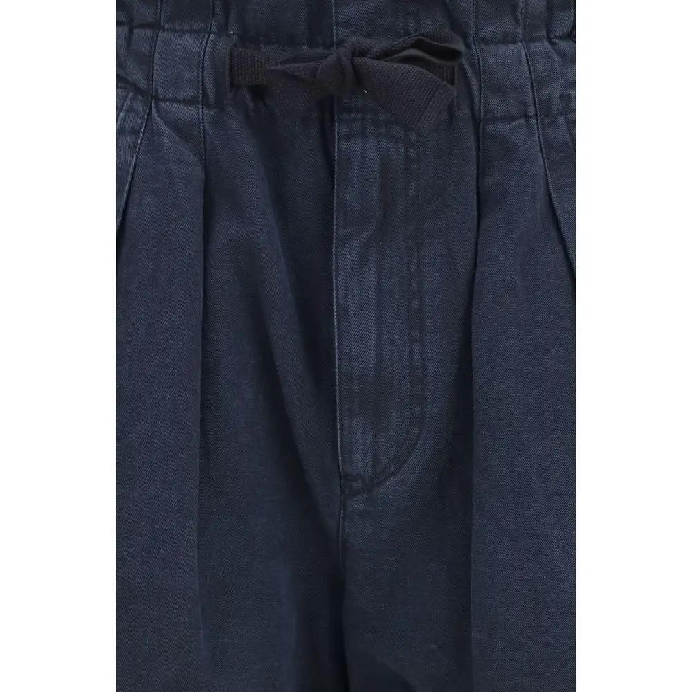 Short en coton bleu Marant Etoile