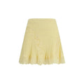 Mini-jupe bicolore en viscose Self-Portrait