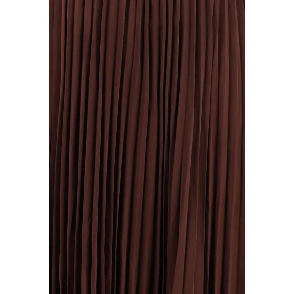 Self-Portrait Self-Portrait Brown Polyester Casual Dress