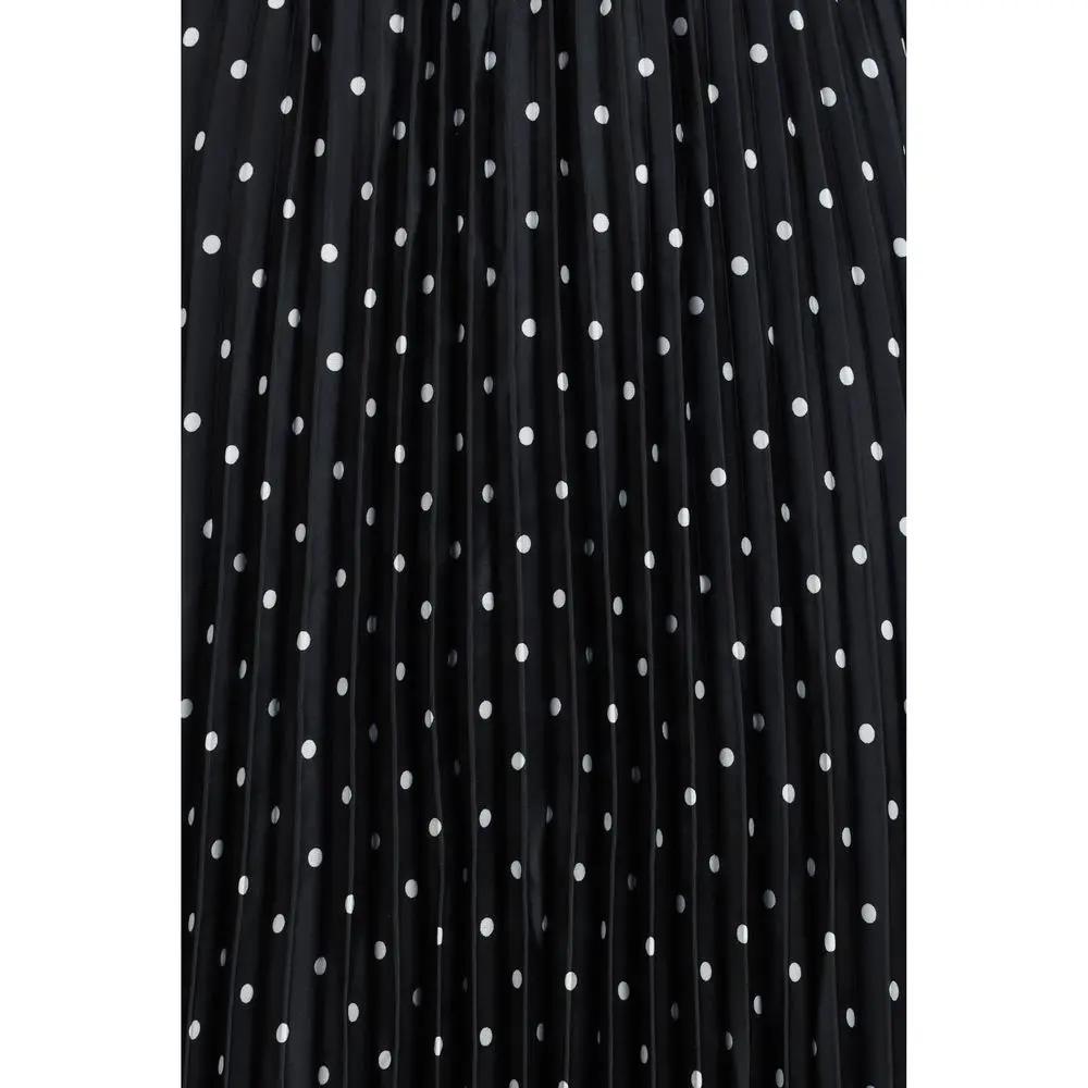 Self-Portrait Black Polyester Casual Dress