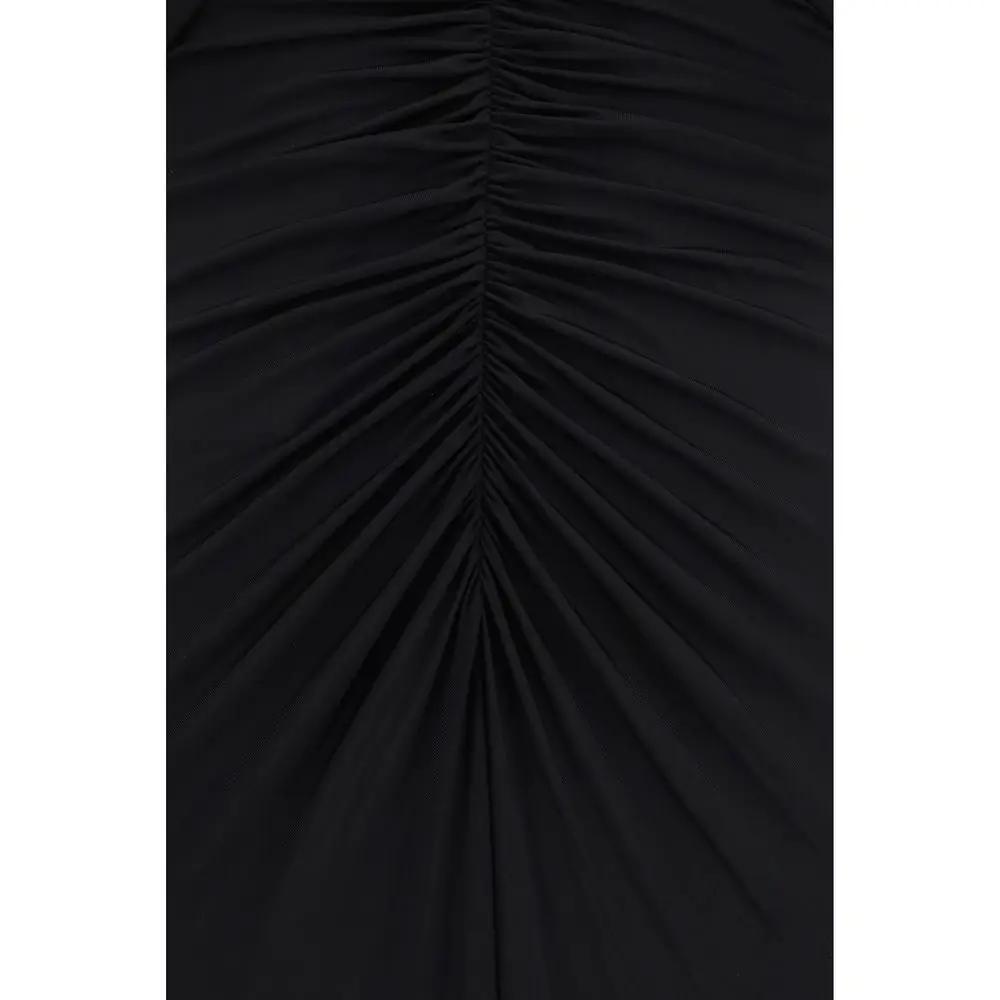 Women’s Black Halter Maxi Dress – Self-Portrait Backless Cocktail Dress SS26