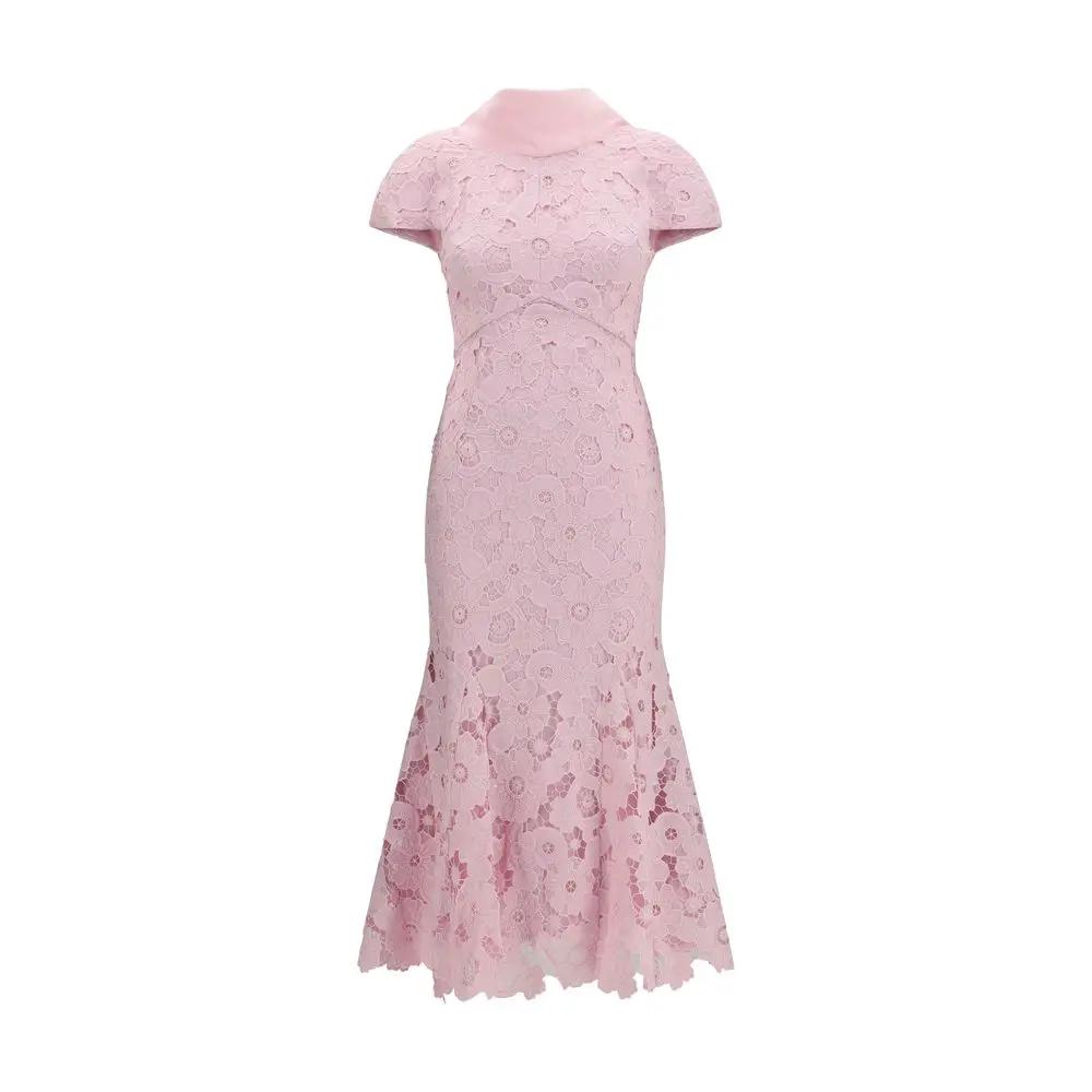 Self-Portrait Multicolor Polyester Cocktail Dress