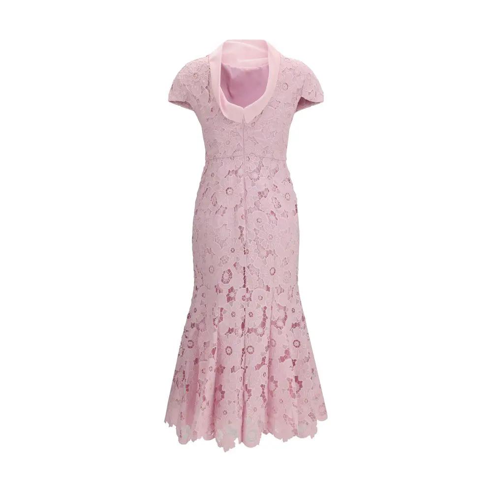 Robe de cocktail multicolore en polyester Self-Portrait