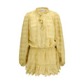 Marant Etoile Bicolor Cotton Casual Dress