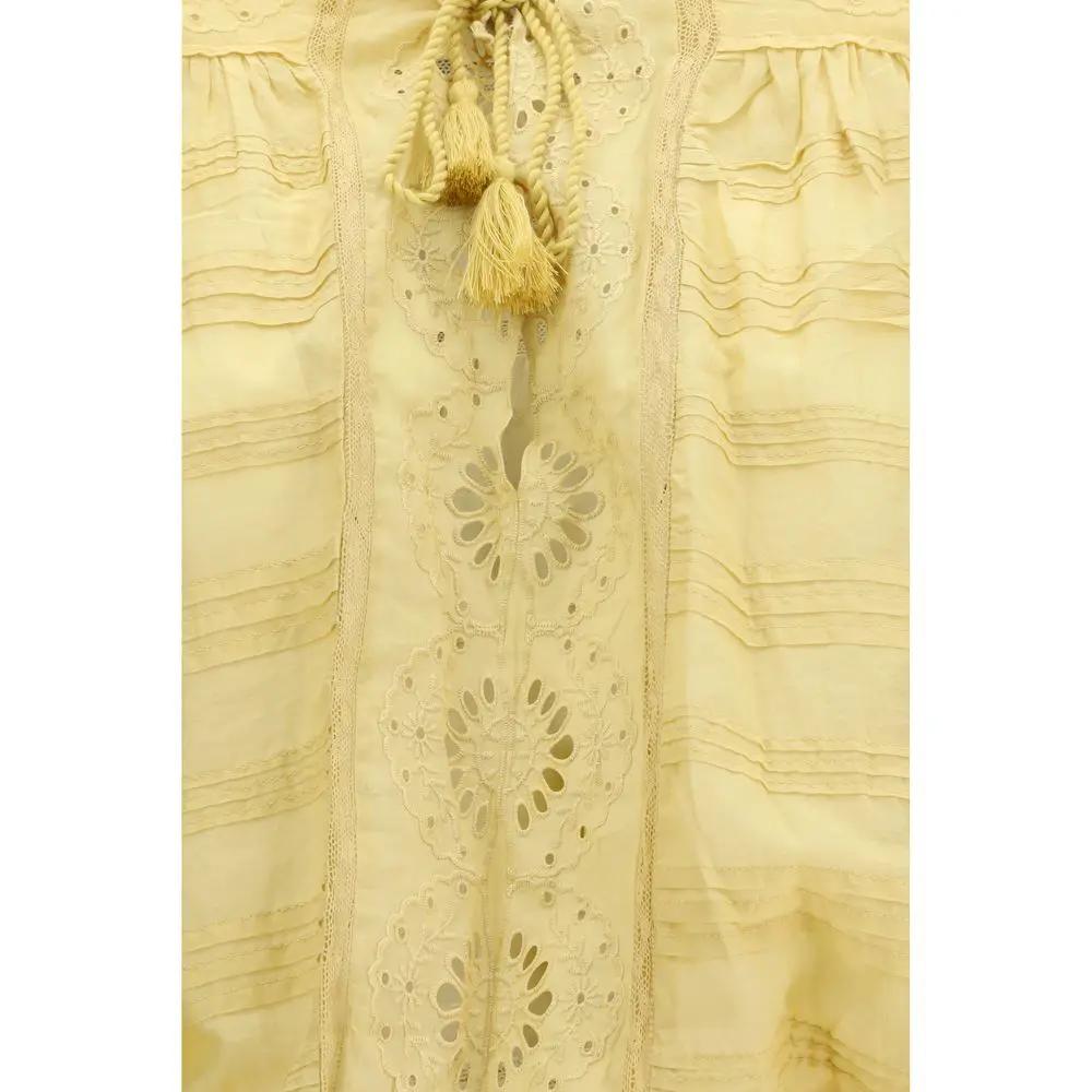 Marant Etoile Bicolor Cotton Casual Dress