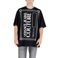 T-shirt en coton noir Versace Jeans