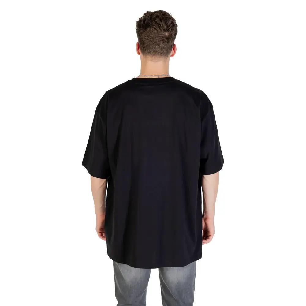 T-shirt en coton noir Versace Jeans