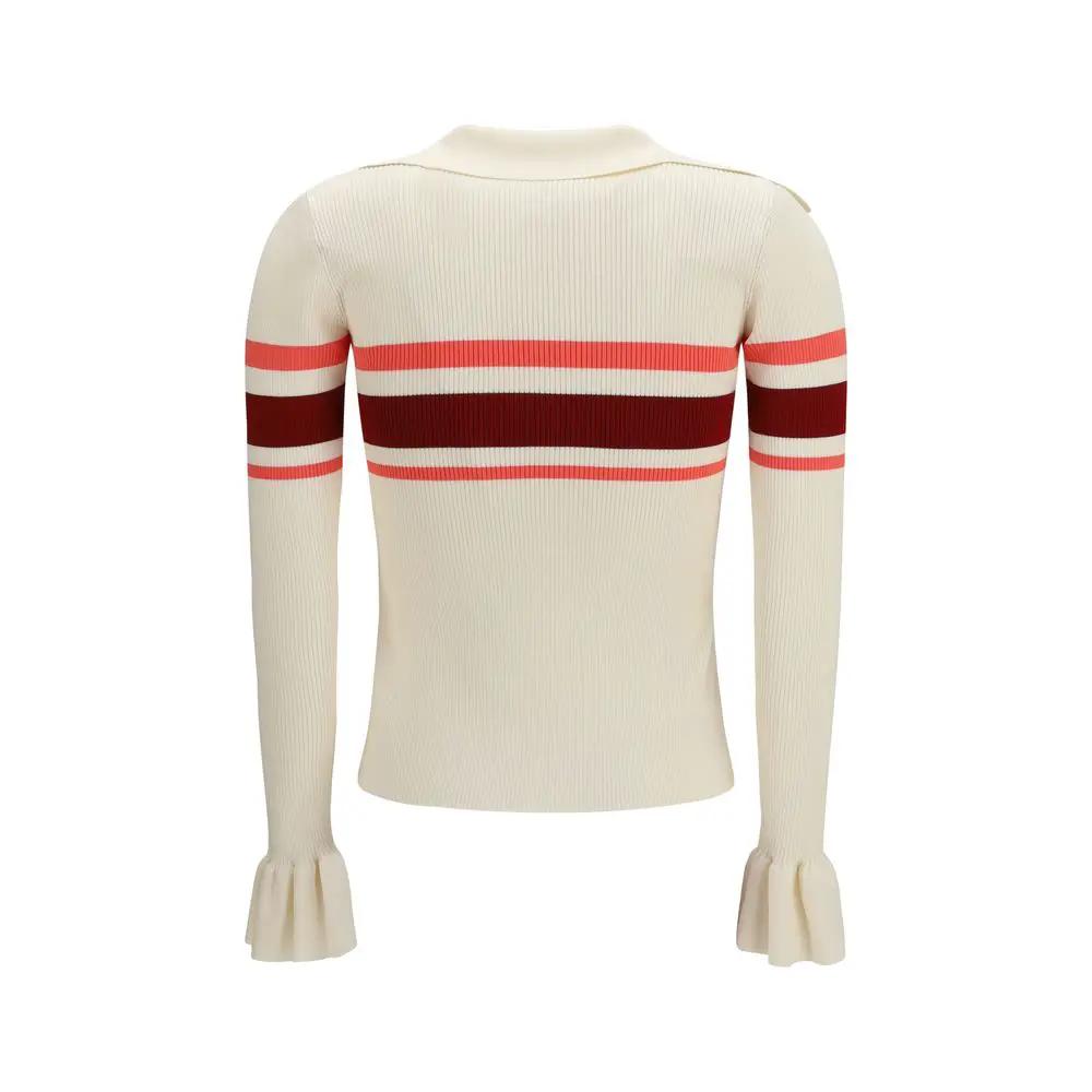 Self-Portrait Beige Viscose Blouse