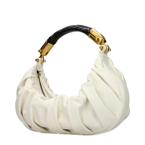 Sac à main Balmain en cuir beige