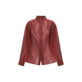 The Andamane Bordeaux Cotton Shirt