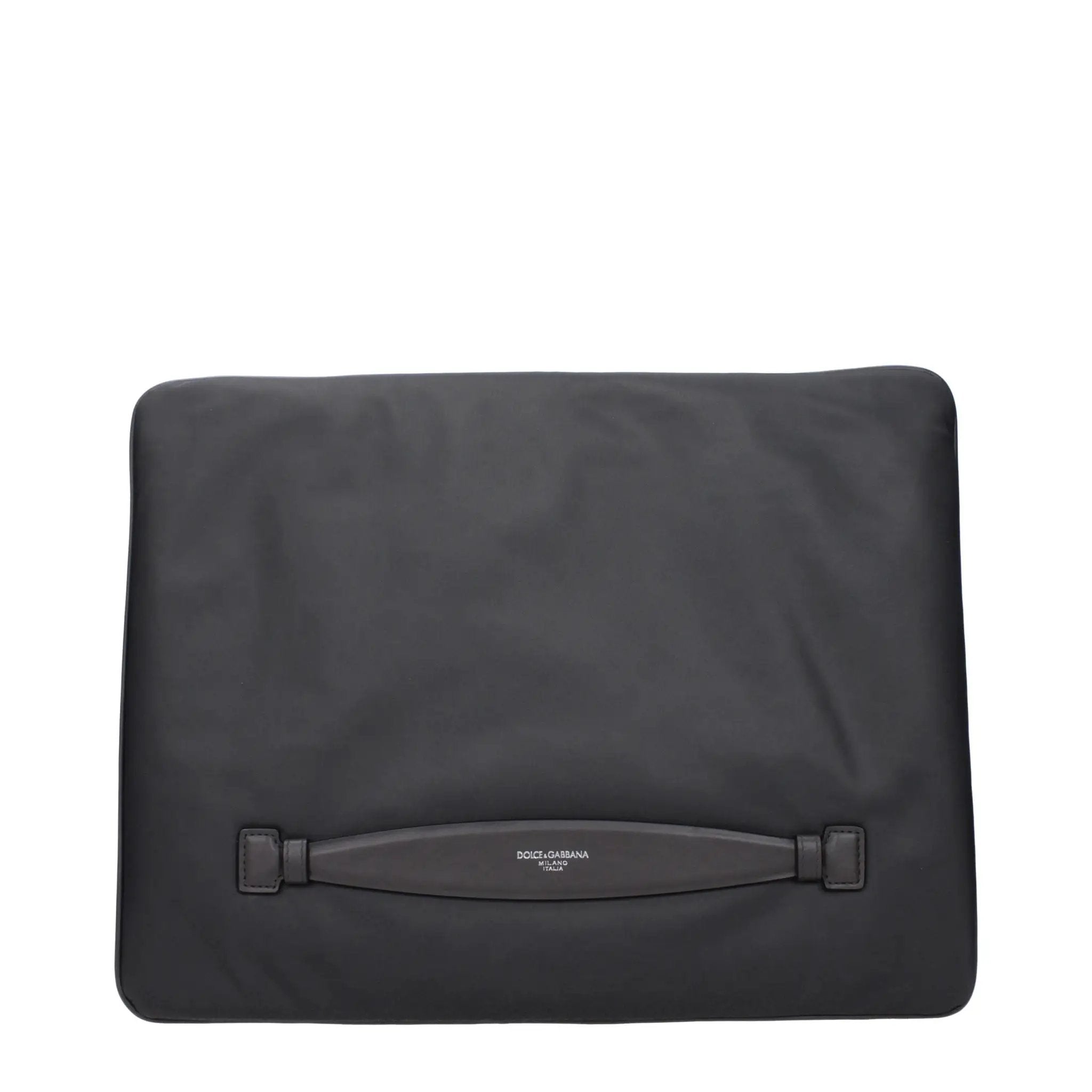 Dolce & Gabbana Gray Fabric Clutch Bag