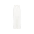 Women’s White Cotton Joggers – Gucci Wide-Leg Logo Sweatpants