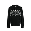 Sweat à capuche noir coton homme – Lanvin imprimé frontal
