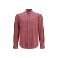 Chemise en lin multicolore Brunello Cucinelli