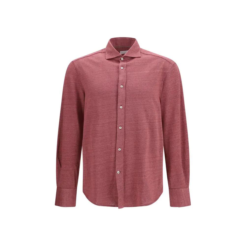 Chemise en lin multicolore Brunello Cucinelli