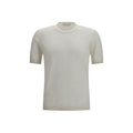 T-shirt blanc lin homme – Brooksfield manches courtes été