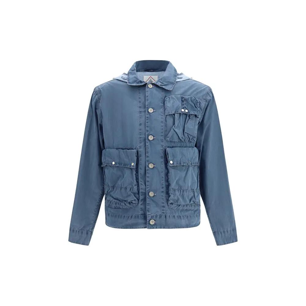 Veste longue C.P. Company en coton bleu