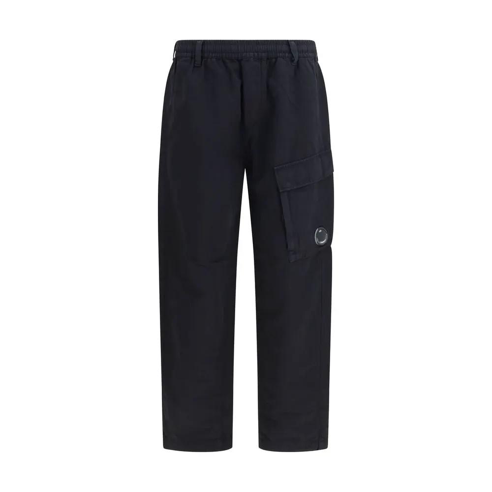 Pantalon cargo en coton noir CP Company