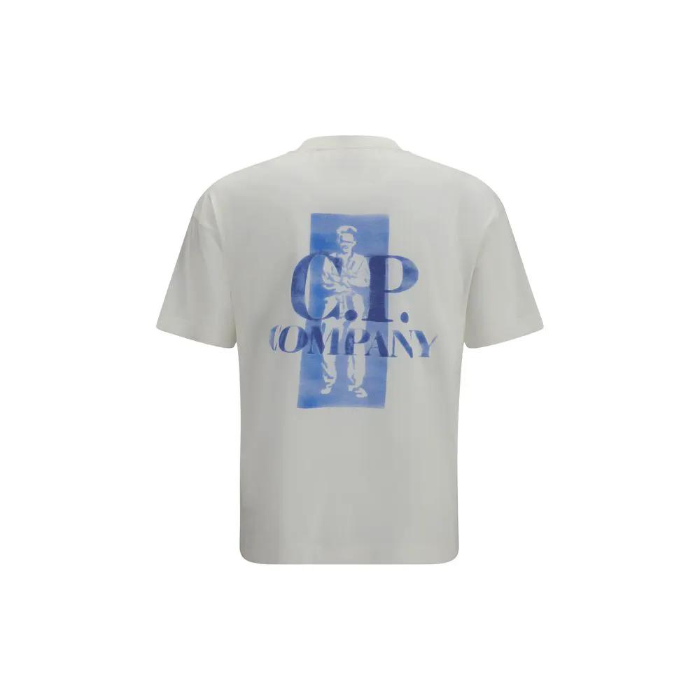 C.P. Company White Cotton T-Shirt