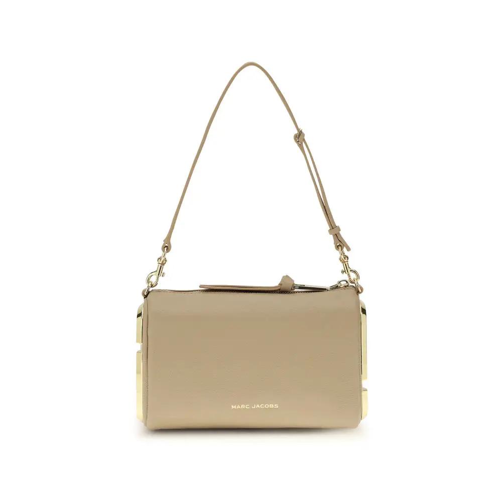 Sac bandoulière Bos Taurus en cuir de veau beige Marc Jacobs