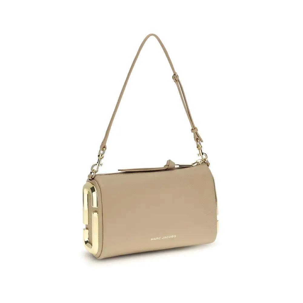 Sac bandoulière Bos Taurus en cuir de veau beige Marc Jacobs