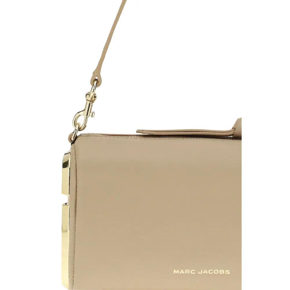 Sac bandoulière Bos Taurus en cuir de veau beige Marc Jacobs