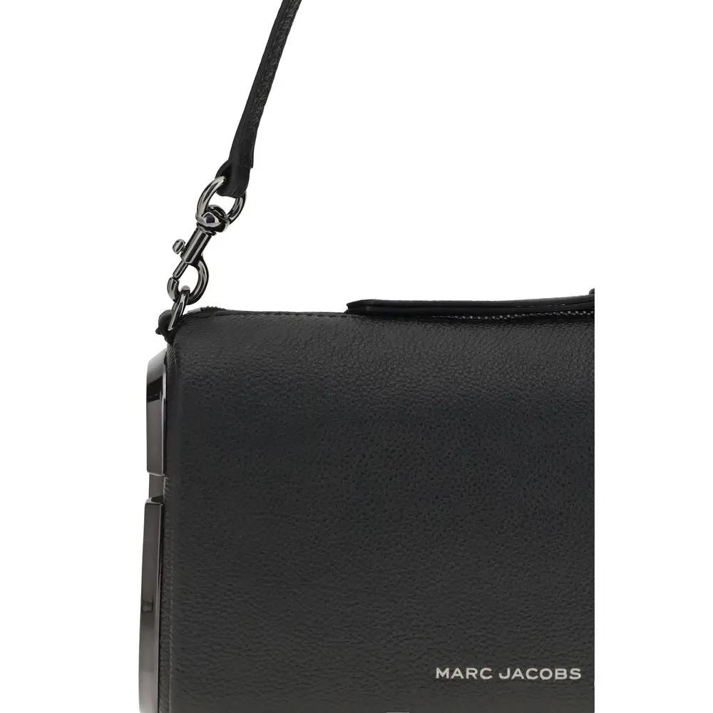 Sac bandoulière Bos Taurus en cuir de veau noir Marc Jacobs