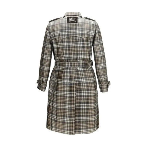 Manteau Burberry en polyester marron