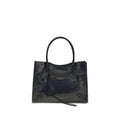 Balenciaga Black Lamb Ovis Aries Aries Shoulder Bag
