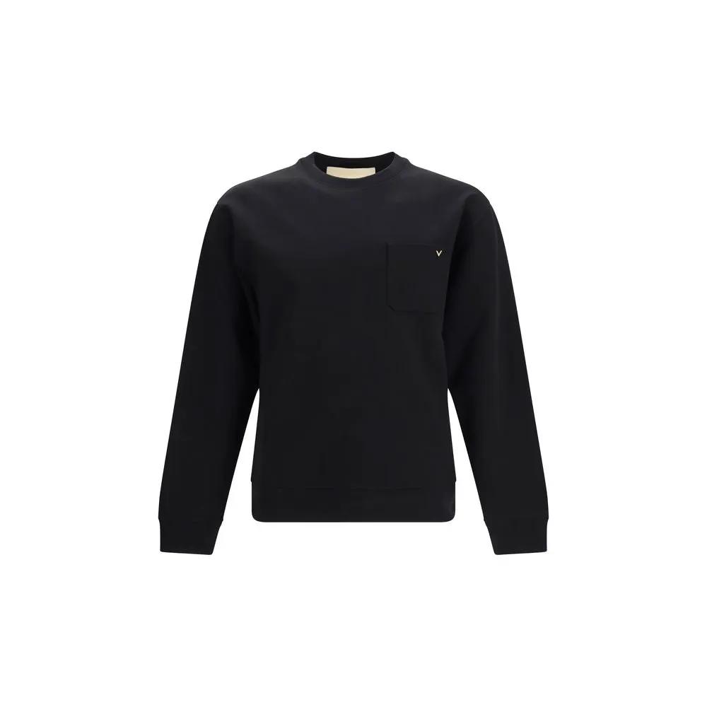 Sweat-shirt Valentino en coton noir