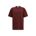 T-shirt en coton bordeaux Comme Des Garçons