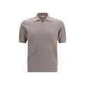 Chemise habillée grise en coton Brunello Cucinelli